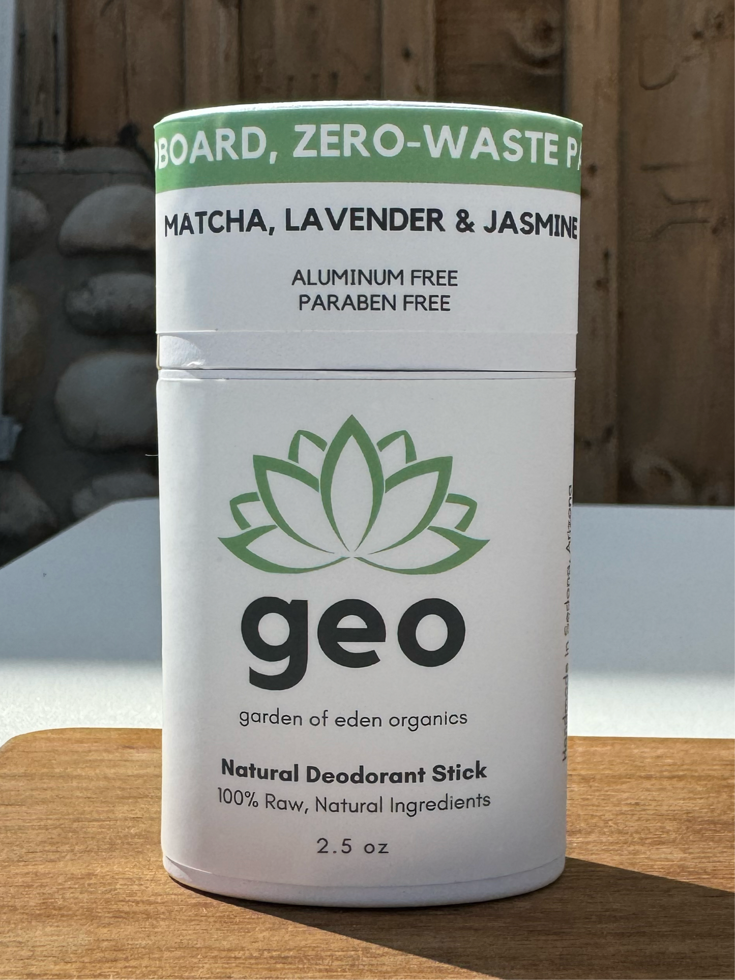 Matcha Lavender Deodorant Stick (Baking Soda Free)