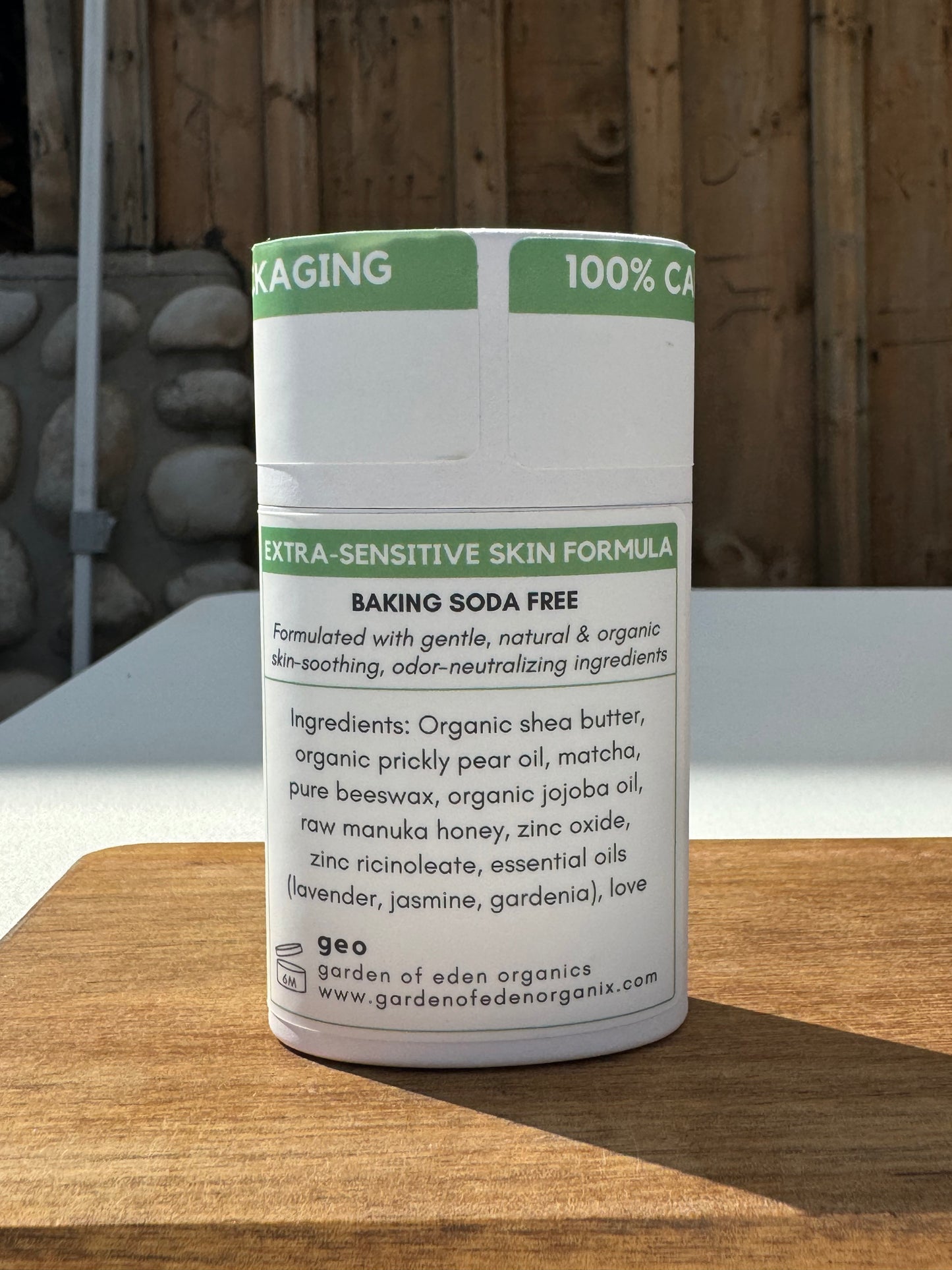 Matcha Lavender Deodorant Stick (Baking Soda Free)