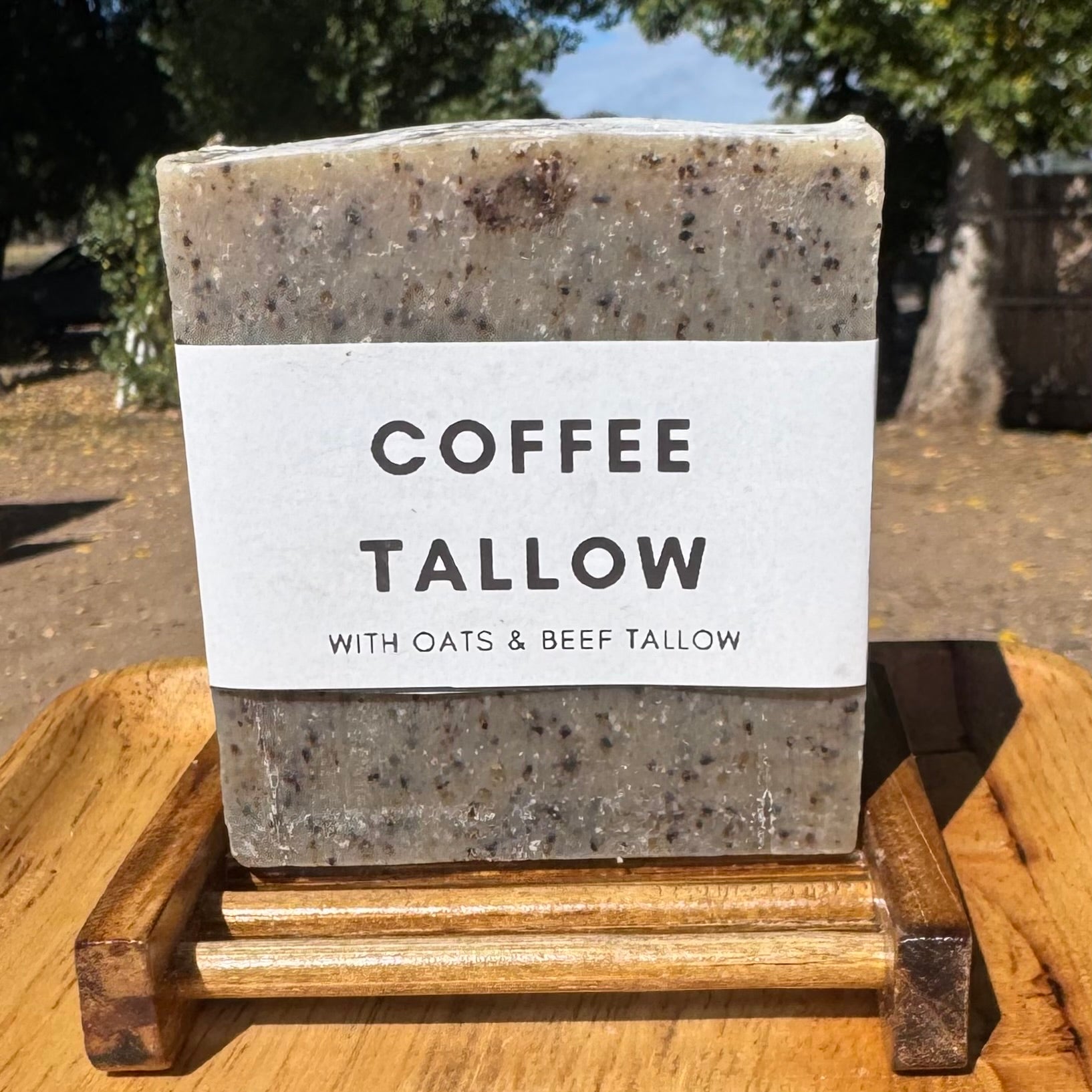Coffee Tallow Soap Bar