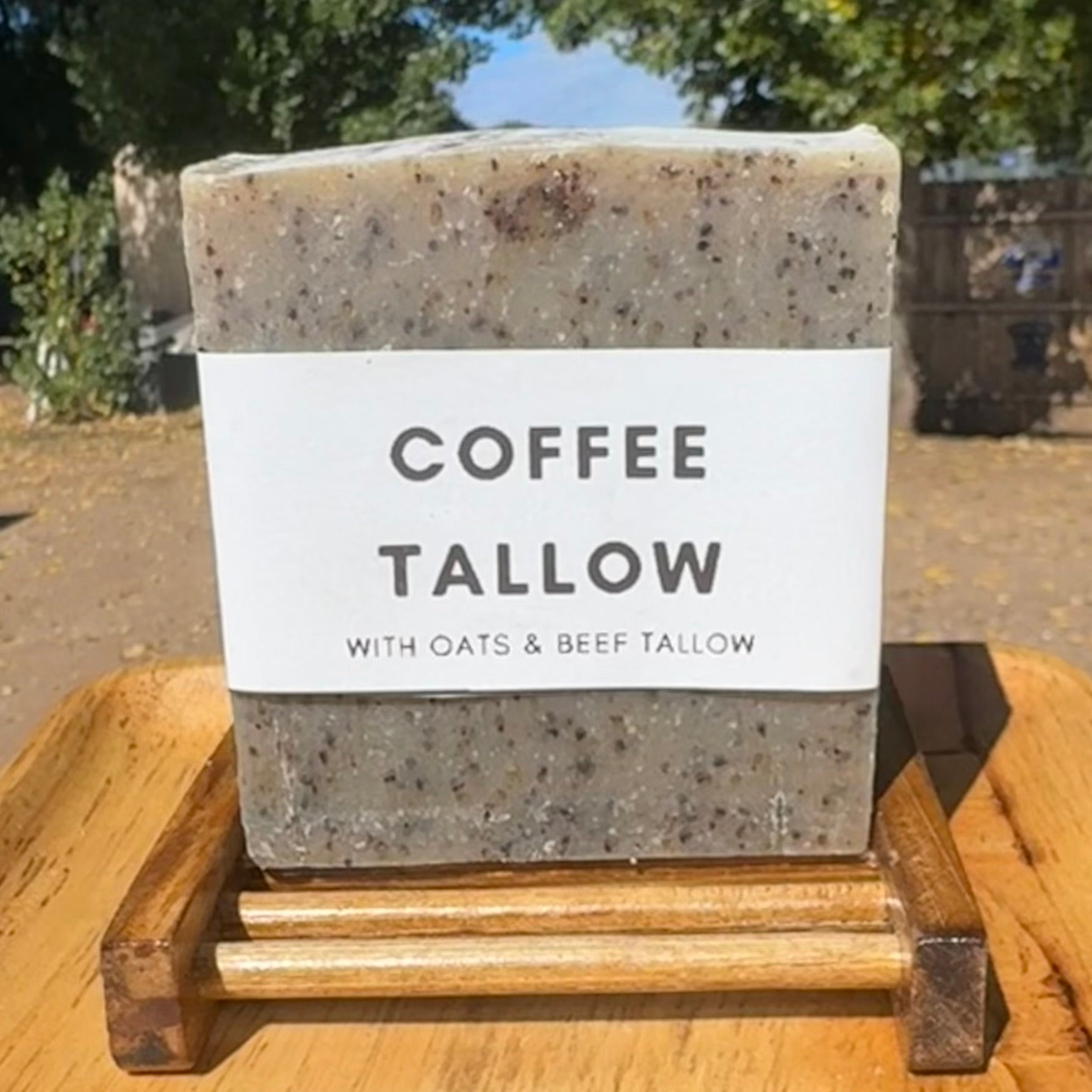 Coffee Tallow Soap Bar