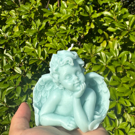 Angel Cherub Candle